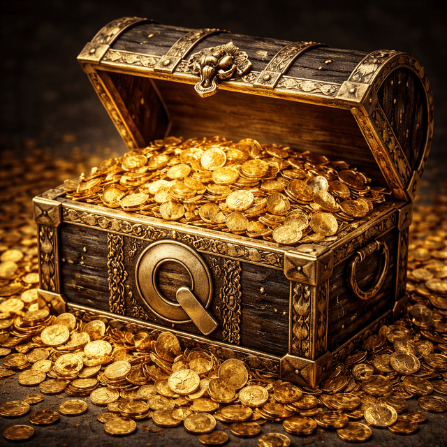Gold Rush treasure chest